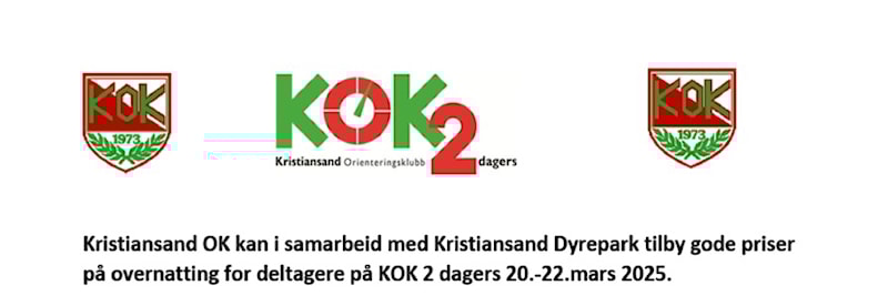 Image for KLUBBTUR - Kristiansand 2 dagers med sprint i Dyreparken